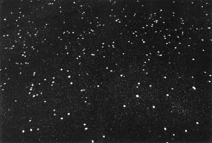 Martin Möll, «Galaxis», 2009, Fotografie, Intervention, Kaugummis, Asphalt